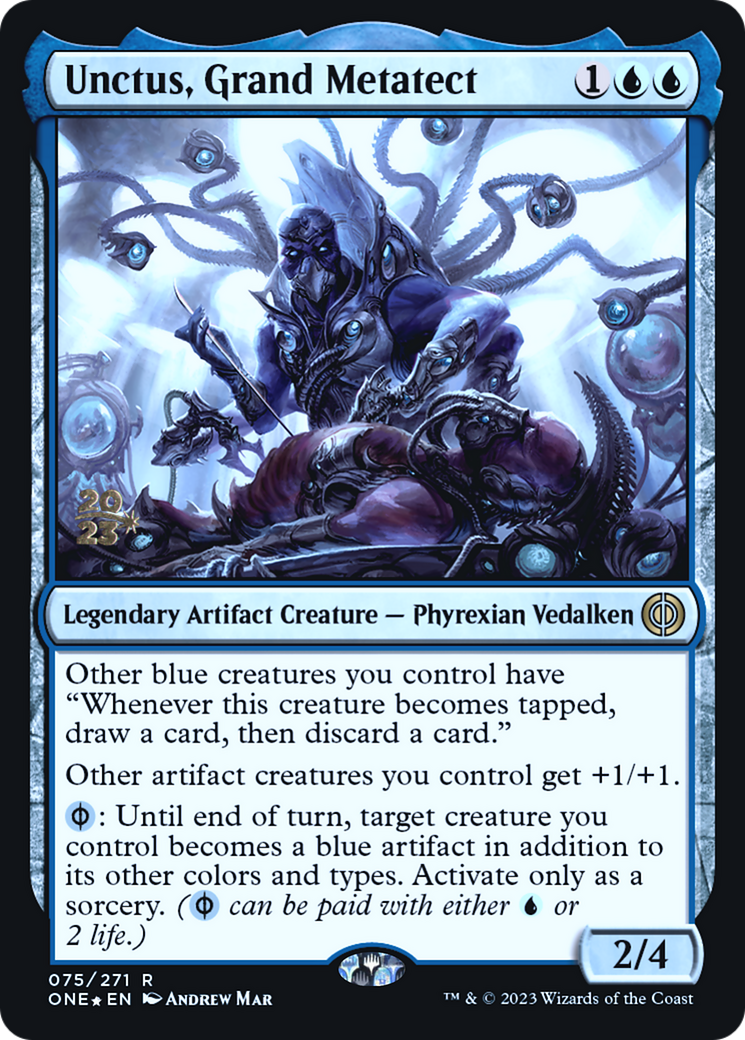 Unctus, Grand Metatect [Phyrexia: All Will Be One Prerelease Promos] | Red Riot Games CA