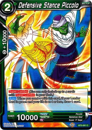 Defensive Stance Piccolo (BT5-061) [Miraculous Revival] | Red Riot Games CA