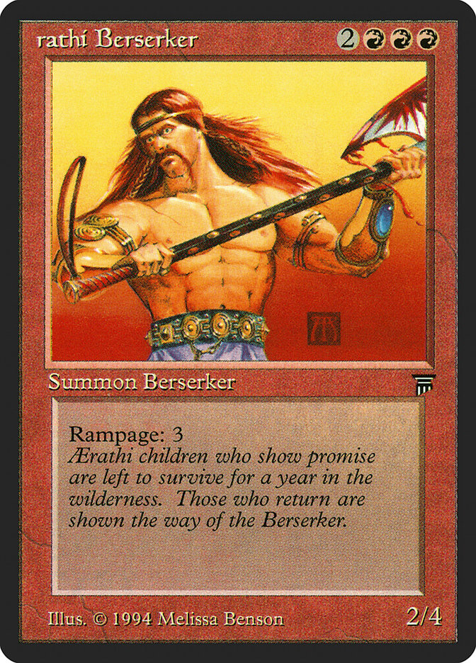 Aerathi Berserker [Legends] | Red Riot Games CA