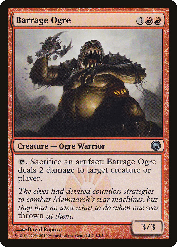 Barrage Ogre [Scars of Mirrodin] | Red Riot Games CA