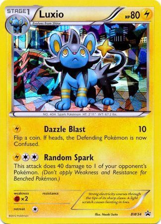 Luxio (BW34) (Cracked Ice Holo) [Black & White: Black Star Promos] | Red Riot Games CA