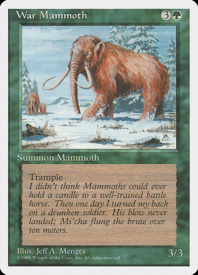 War Mammoth [Fourth Edition] | Red Riot Games CA