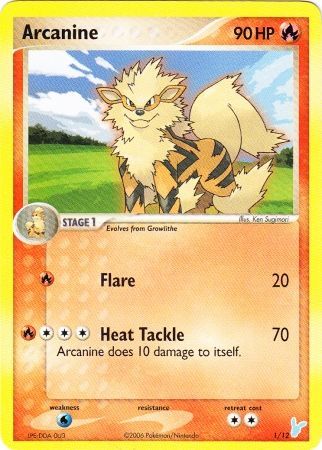 Arcanine (1/12) [EX: Trainer Kit 2 - Minun] | Red Riot Games CA