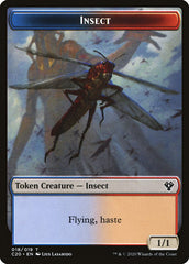 Drake // Insect (018) Double-Sided Token [Commander 2020 Tokens] | Red Riot Games CA
