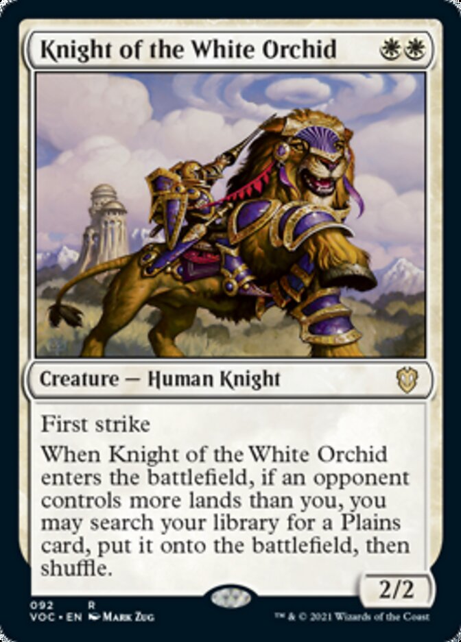 Knight of the White Orchid [Innistrad: Crimson Vow Commander] | Red Riot Games CA