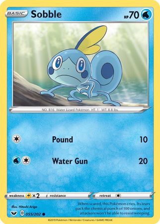 Sobble (055/202) (Premium Collection) [Sword & Shield: Base Set] | Red Riot Games CA