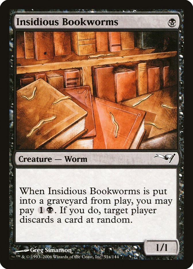 Insidious Bookworms [Coldsnap Theme Decks] | Red Riot Games CA