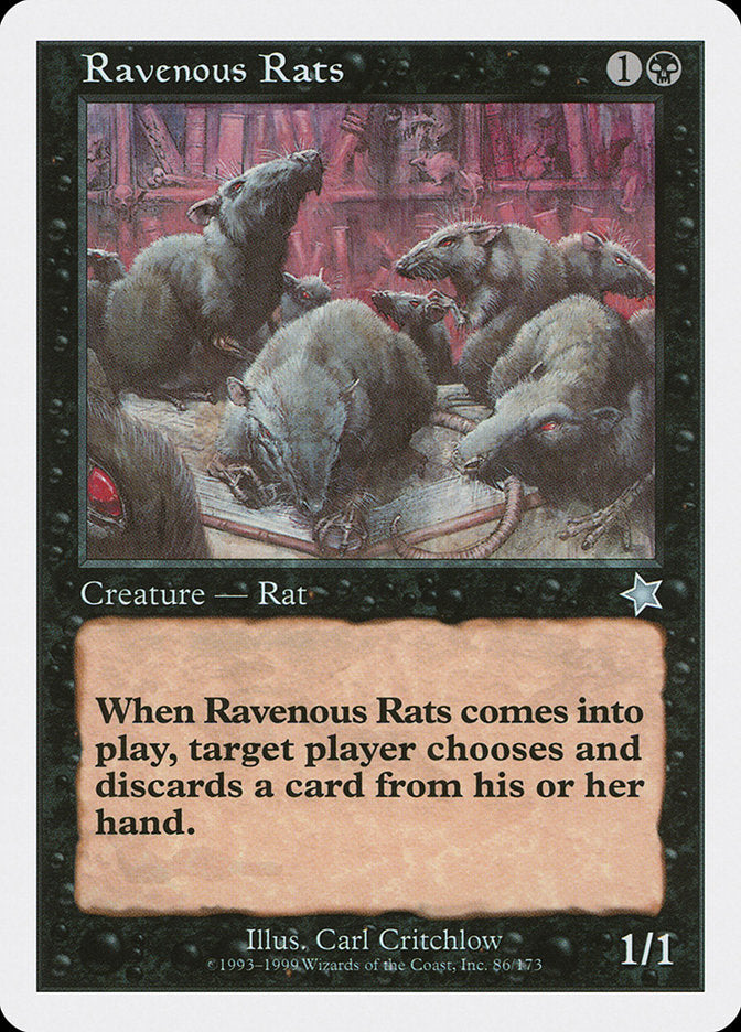 Ravenous Rats [Starter 1999] | Red Riot Games CA