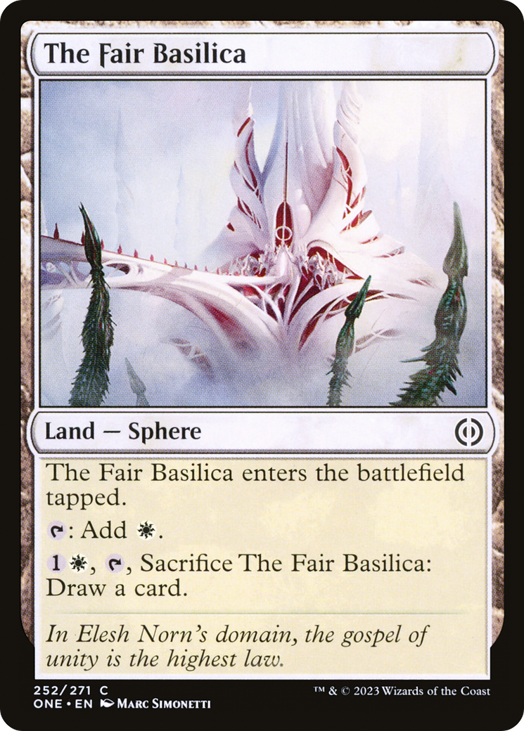 The Fair Basilica [Phyrexia: All Will Be One] | Red Riot Games CA