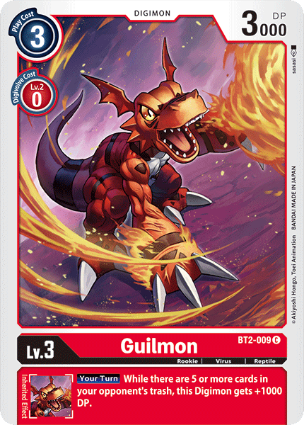 Guilmon [BT2-009] [Release Special Booster Ver.1.0] | Red Riot Games CA