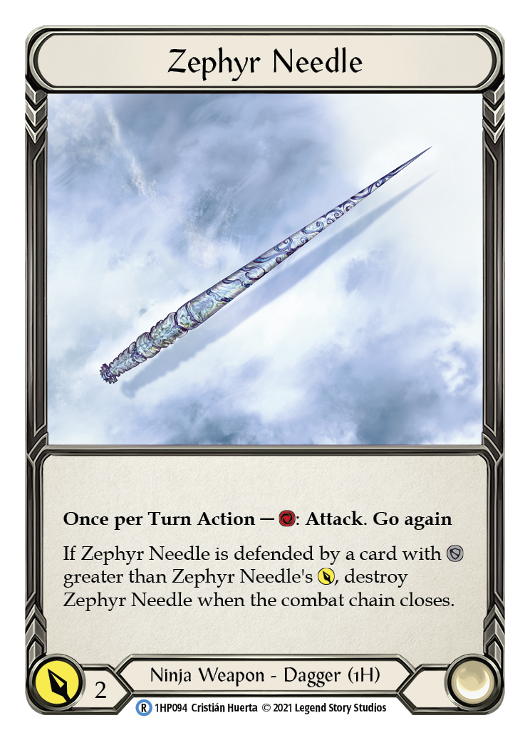 Zephyr Needle (Right) [1HP094] (History Pack 1) | Red Riot Games CA