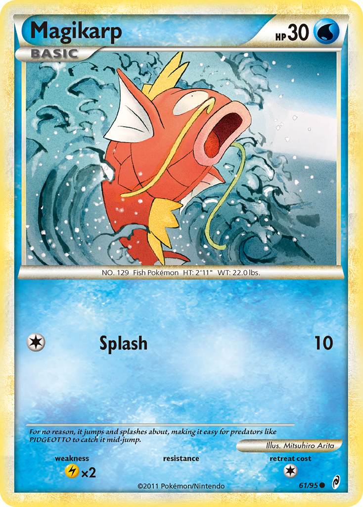 Magikarp (61/95) [HeartGold & SoulSilver: Call of Legends] | Red Riot Games CA