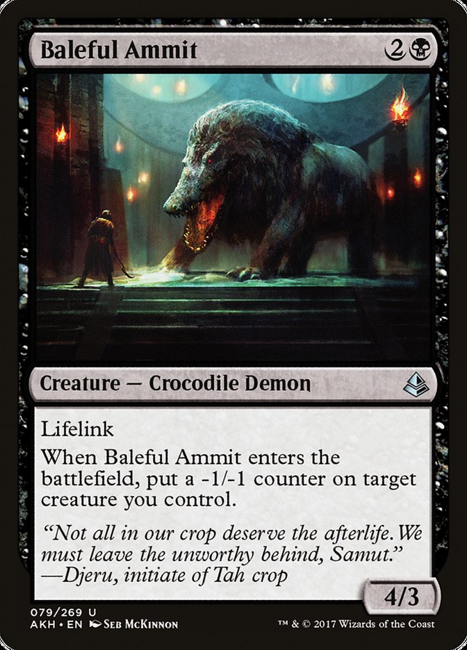 Baleful Ammit [Amonkhet] | Red Riot Games CA