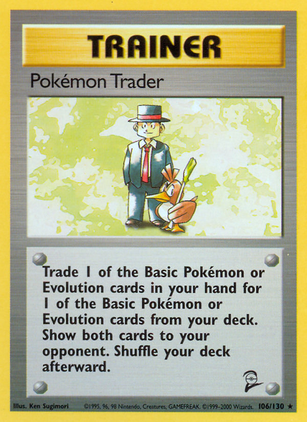 Pokemon Trader (106/130) [Base Set 2] | Red Riot Games CA