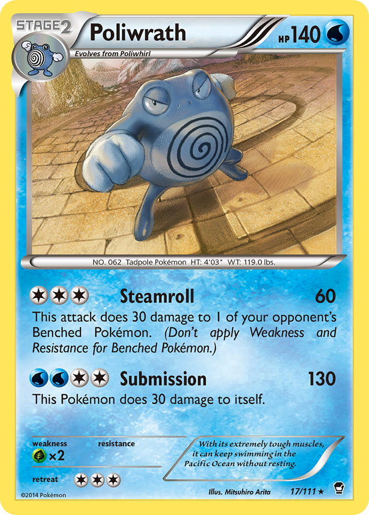 Poliwrath (17/111) [XY: Furious Fists] | Red Riot Games CA