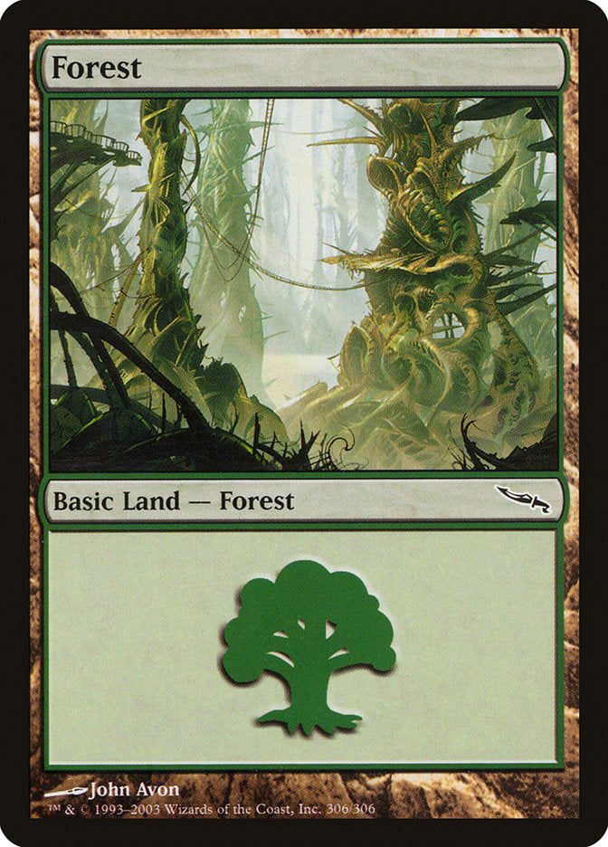 Forest (306) [Mirrodin] | Red Riot Games CA