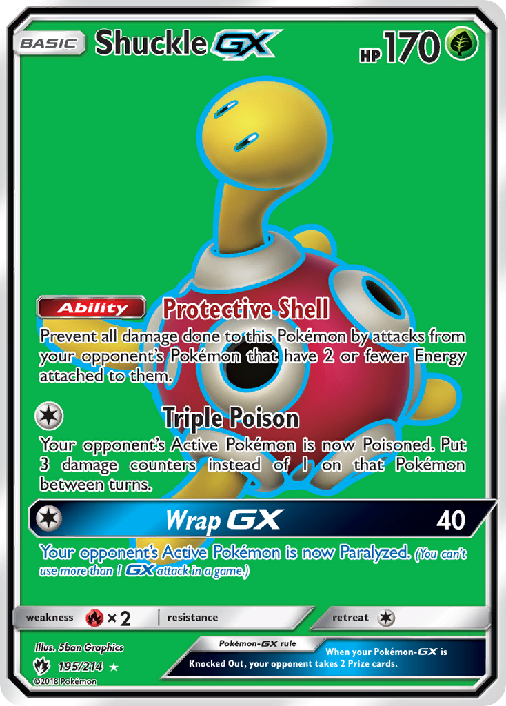 Shuckle GX (195/214) [Sun & Moon: Lost Thunder] | Red Riot Games CA