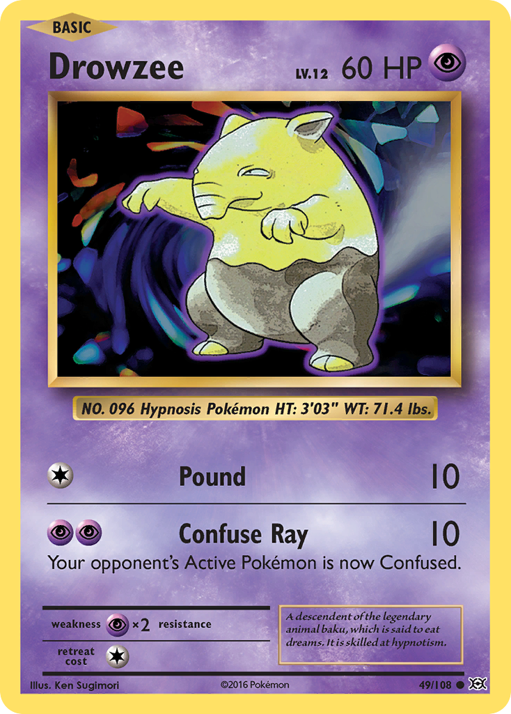 Drowzee (49/108) [XY: Evolutions] | Red Riot Games CA