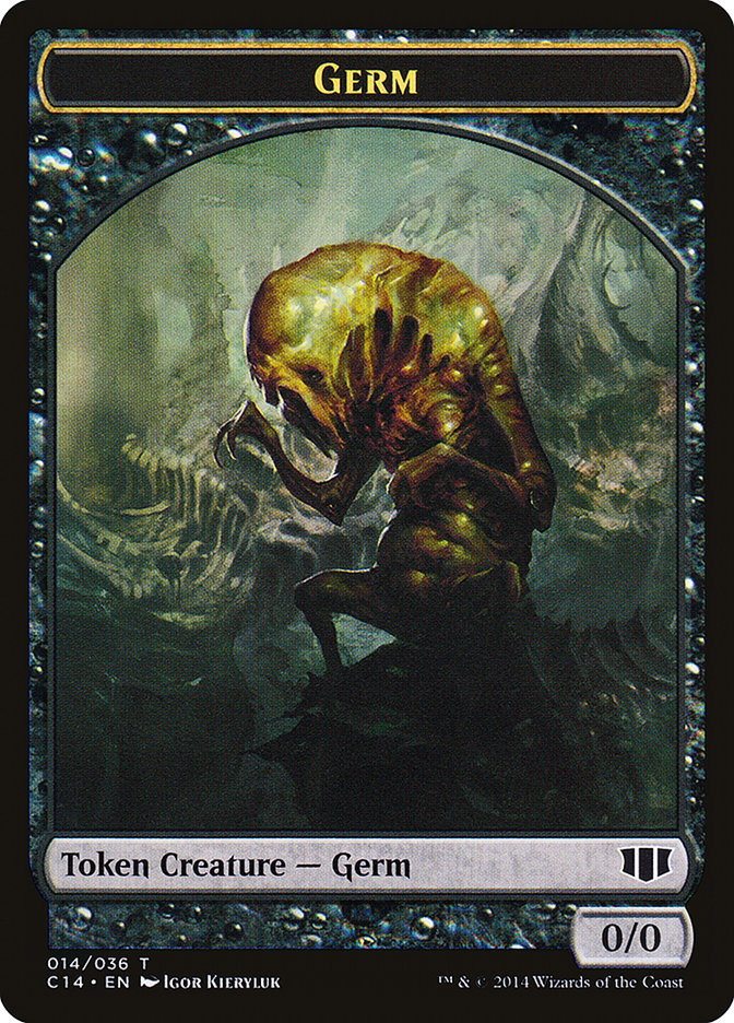 Germ // Zombie (016/036) Double-Sided Token [Commander 2014 Tokens] | Red Riot Games CA