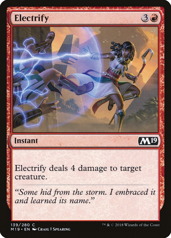 Electrify [Core Set 2019] | Red Riot Games CA