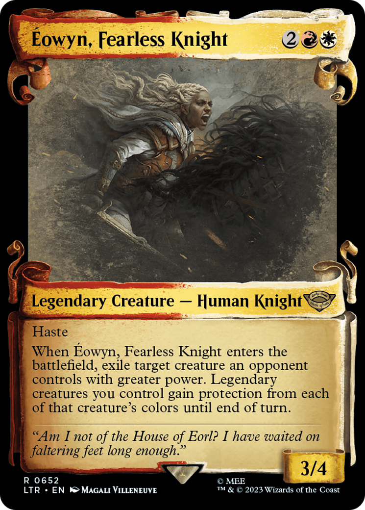 Eowyn, Fearless Knight [The Lord of the Rings: Tales of Middle-Earth Showcase Scrolls] | Red Riot Games CA