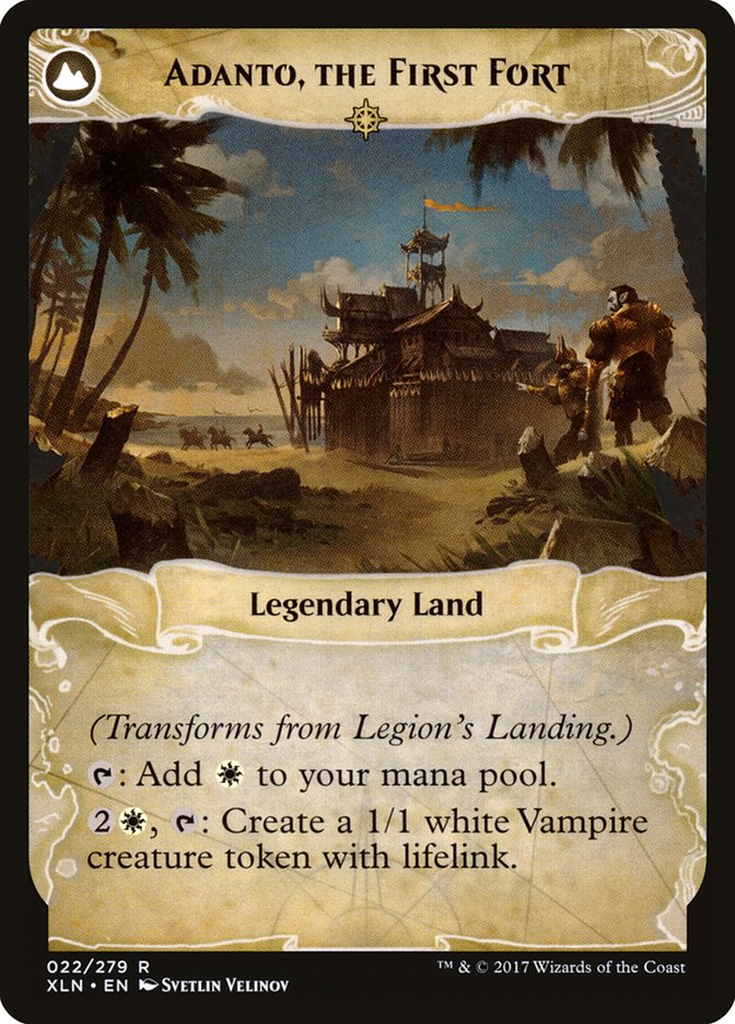 Legion's Landing // Adanto, the First Fort [Ixalan] | Red Riot Games CA