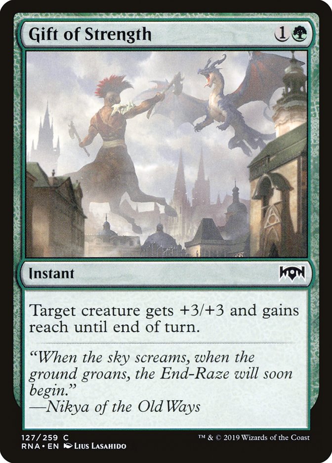 Gift of Strength [Ravnica Allegiance] | Red Riot Games CA