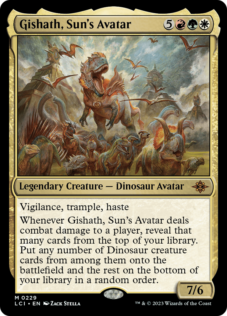 Gishath, Sun's Avatar [The Lost Caverns of Ixalan] | Red Riot Games CA