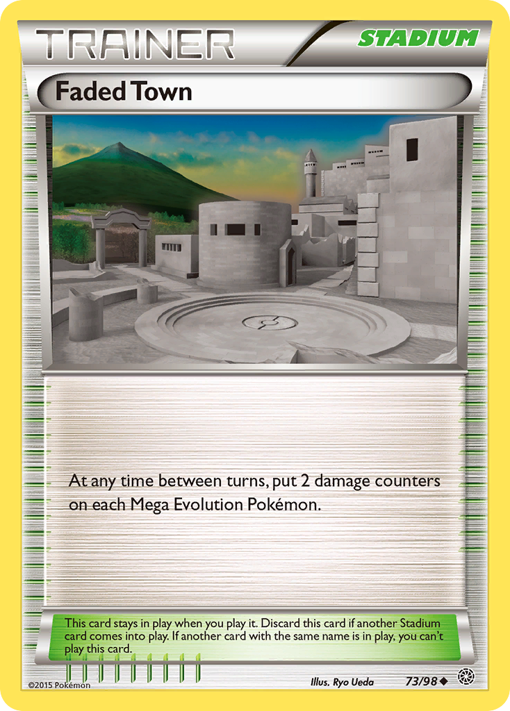 Faded Town (73/98) [XY: Ancient Origins] | Red Riot Games CA
