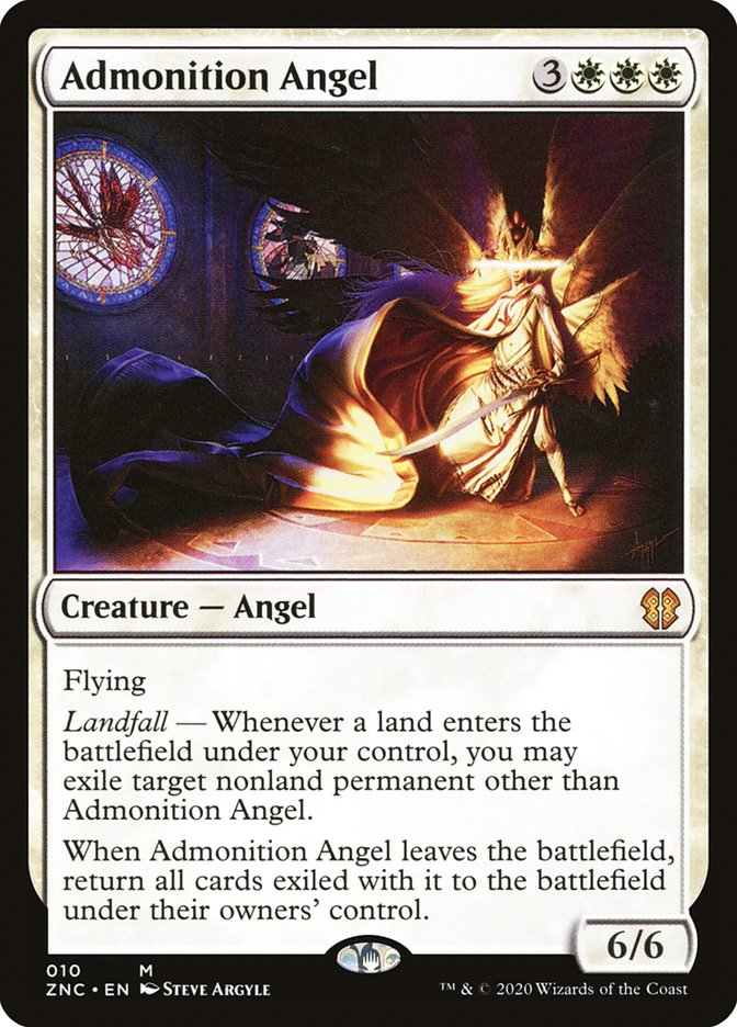 Admonition Angel [Zendikar Rising Commander] | Red Riot Games CA