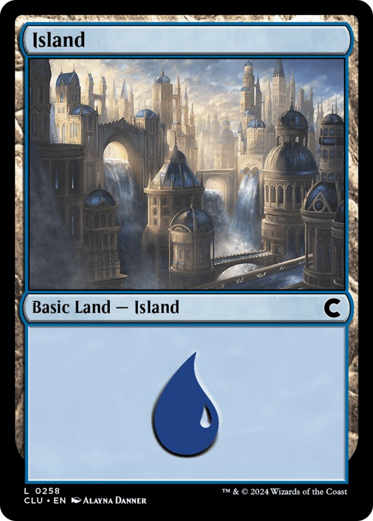 Island (0258) [Ravnica: Clue Edition] | Red Riot Games CA