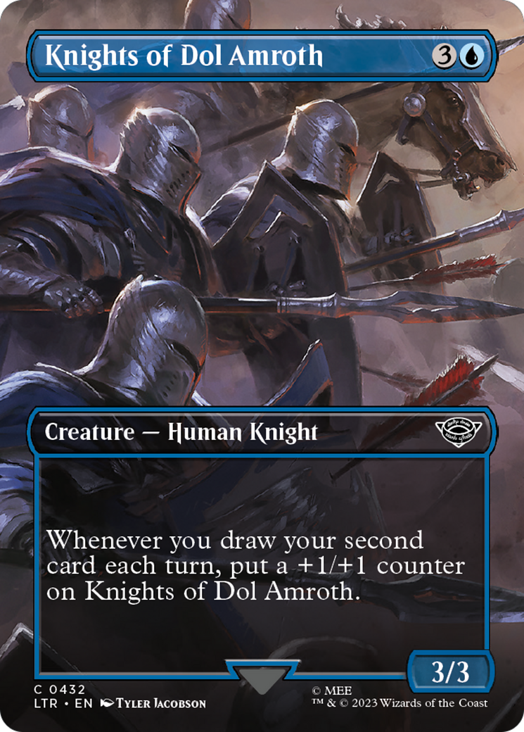 Knights of Dol Amroth (Borderless Alternate Art) [The Lord of the Rings: Tales of Middle-Earth] | Red Riot Games CA