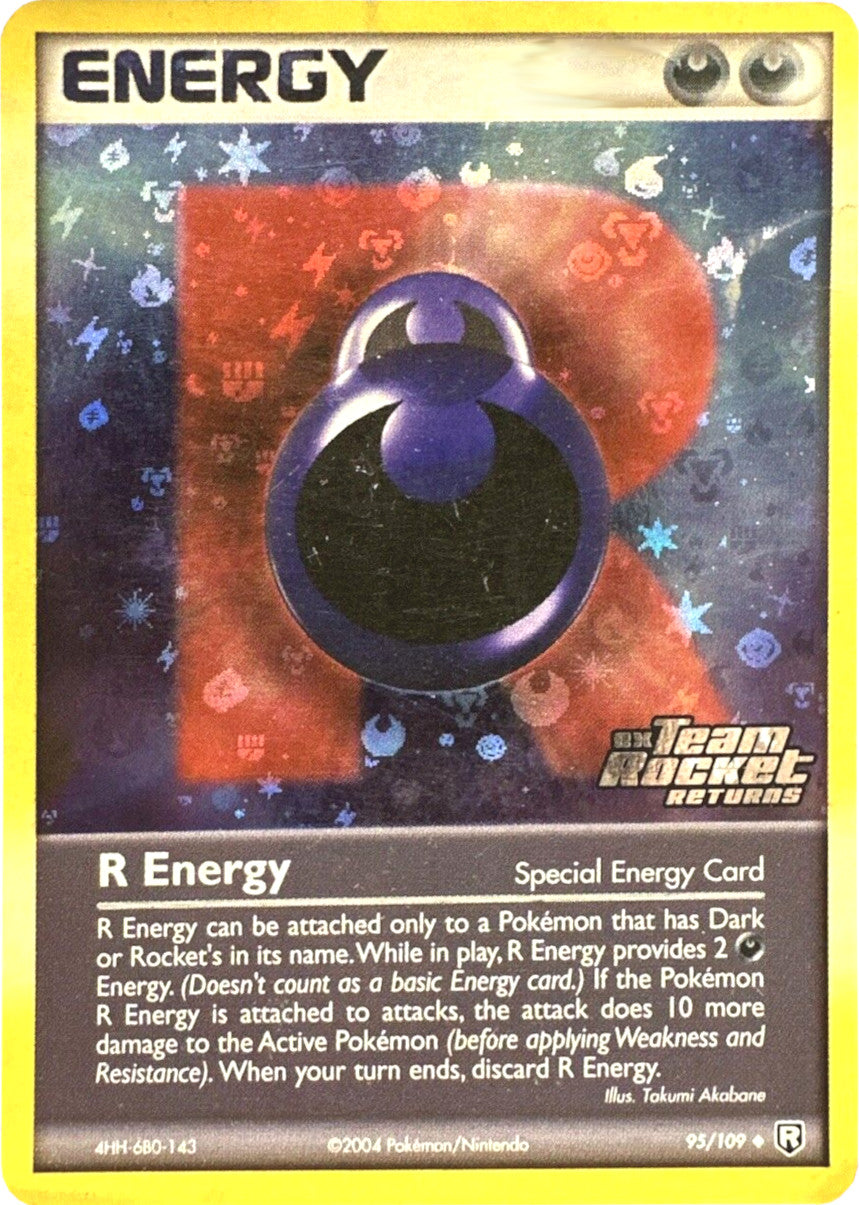 R Energy (95/109) (Stamped) [EX: Team Rocket Returns] | Red Riot Games CA