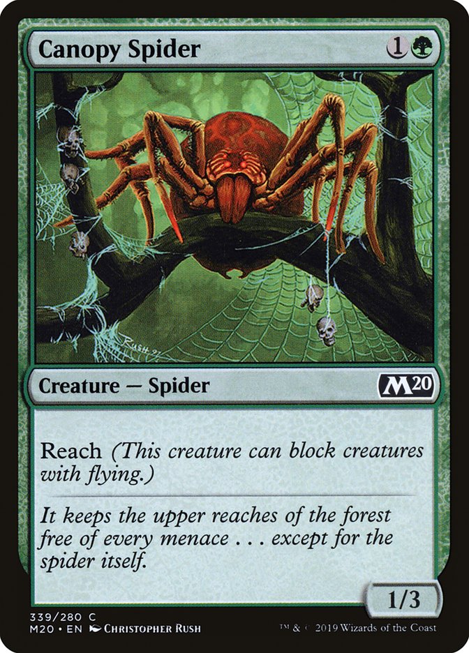 Canopy Spider [Core Set 2020] | Red Riot Games CA