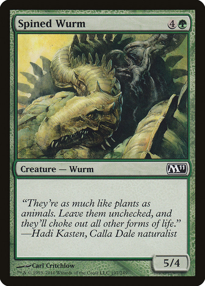 Spined Wurm [Magic 2011] | Red Riot Games CA