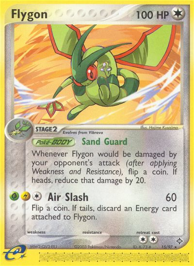 Flygon (15/97) [EX: Dragon] | Red Riot Games CA
