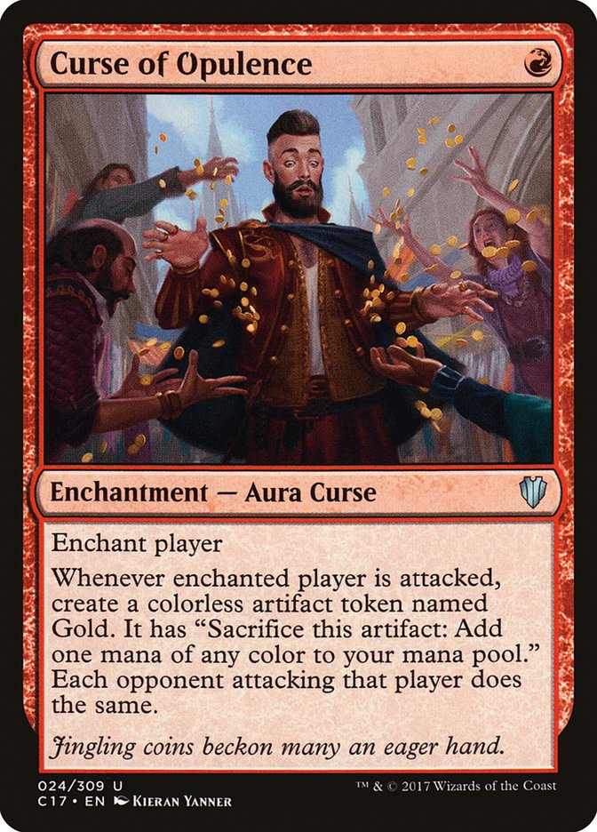 Curse of Opulence [Commander 2017] | Red Riot Games CA