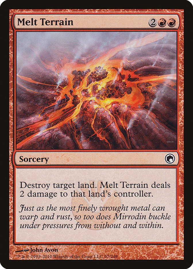 Melt Terrain [Scars of Mirrodin] | Red Riot Games CA