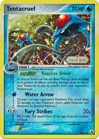 Tentacruel (45/92) (Stamped) [EX: Legend Maker] | Red Riot Games CA