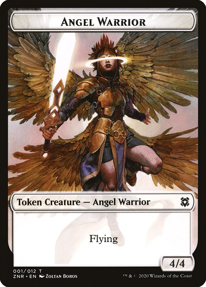 Angel Warrior Token [Zendikar Rising Tokens] | Red Riot Games CA