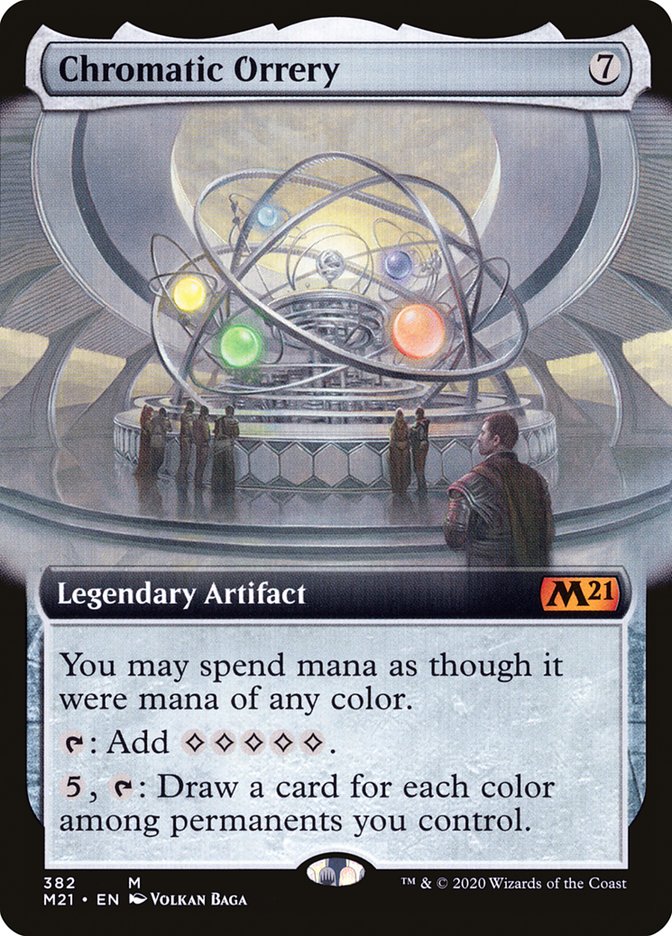 Chromatic Orrery (Extended Art) [Core Set 2021] | Red Riot Games CA