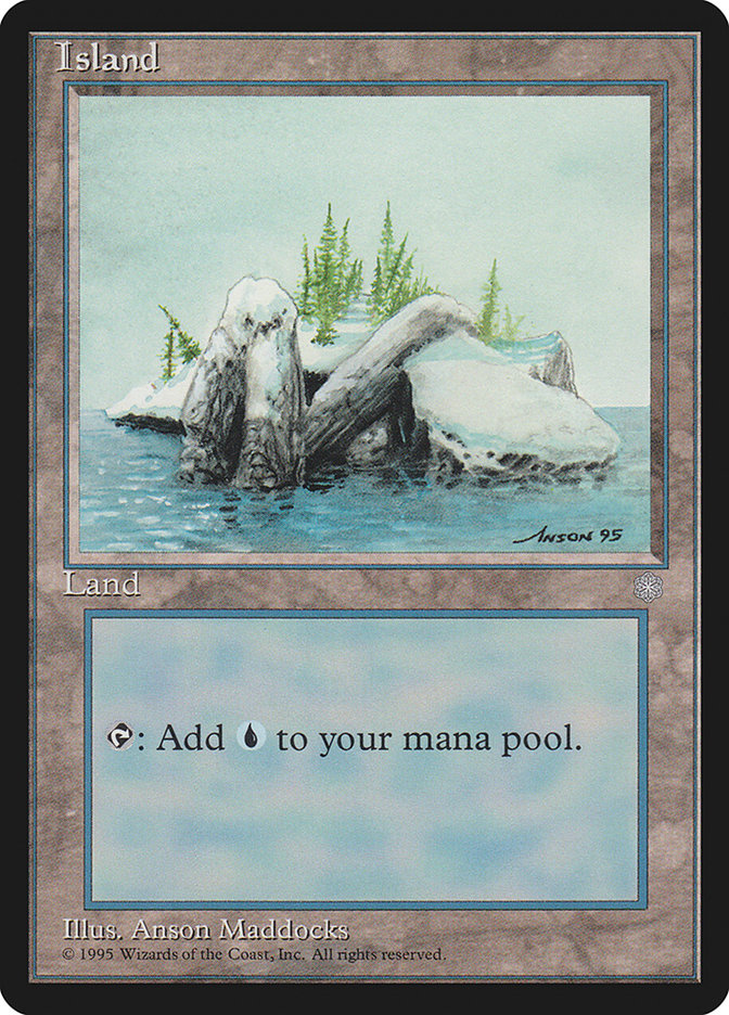 Island (Signature on Right) [Ice Age] | Red Riot Games CA