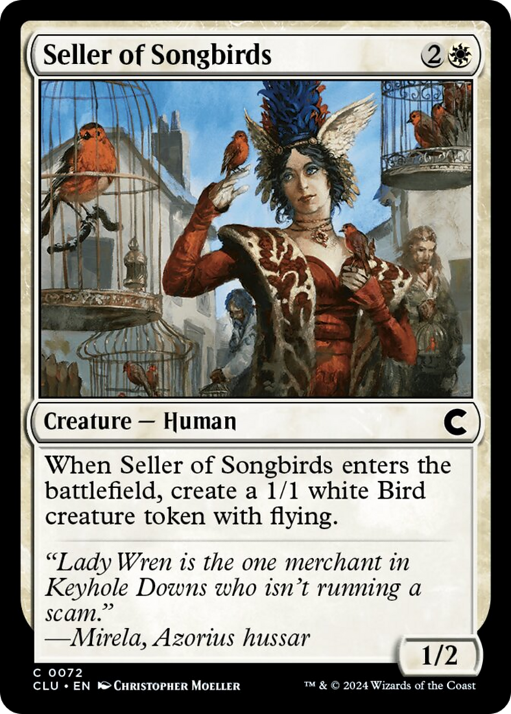 Seller of Songbirds [Ravnica: Clue Edition] | Red Riot Games CA