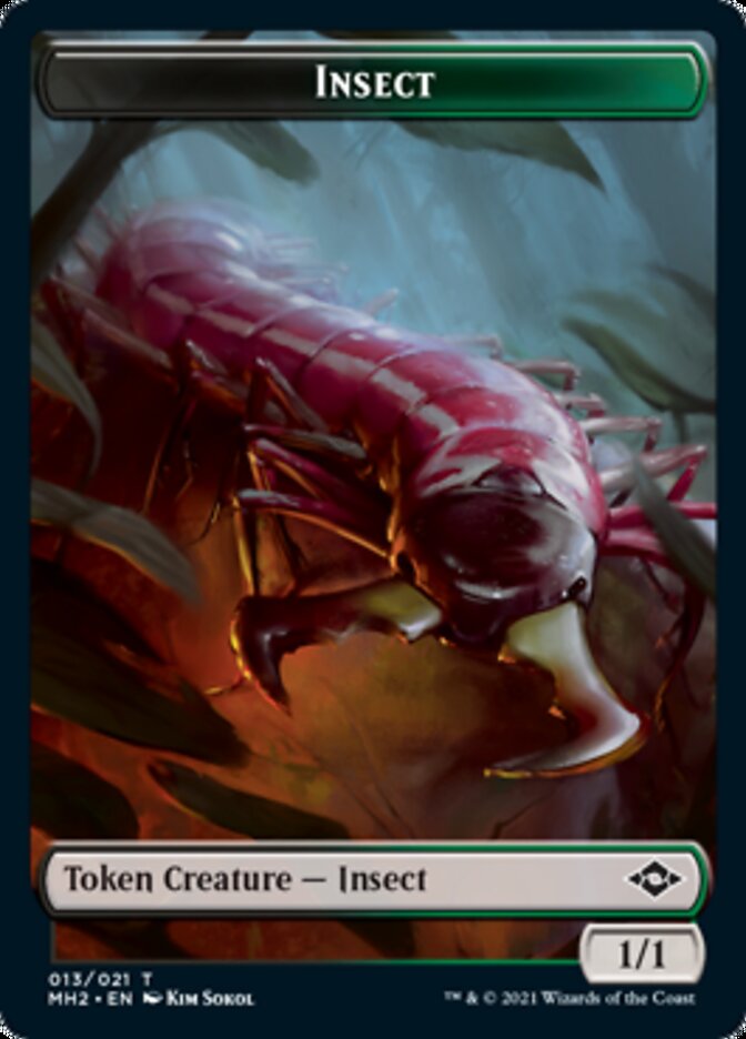 Insect // Treasure (21) Double-Sided Token [Modern Horizons 2 Tokens] | Red Riot Games CA