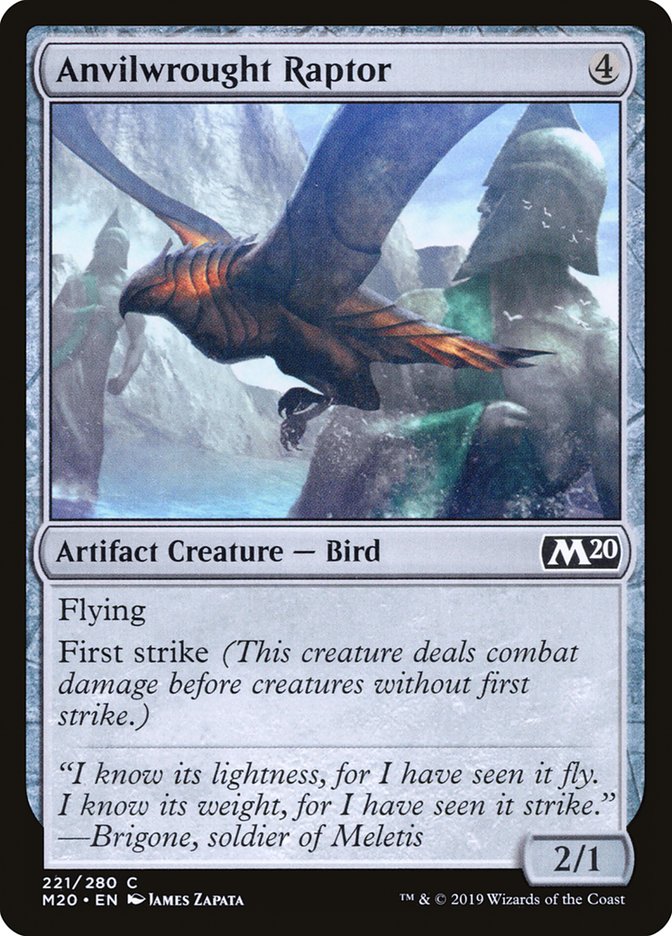 Anvilwrought Raptor [Core Set 2020] | Red Riot Games CA