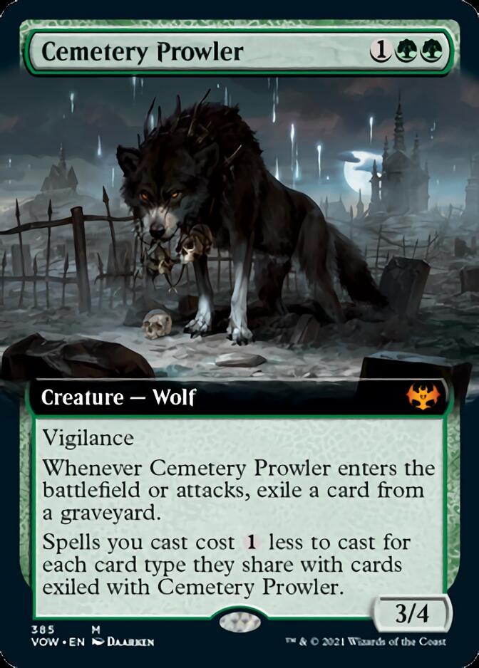 Cemetery Prowler (Extended Art) [Innistrad: Crimson Vow] | Red Riot Games CA