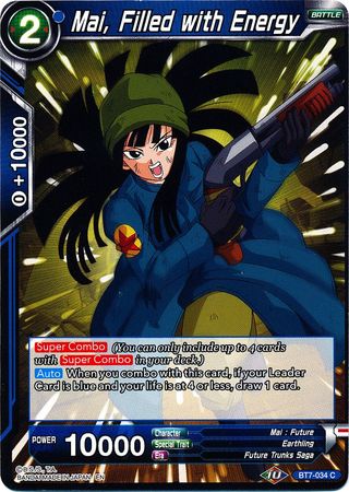 Mai, Filled with Energy (BT7-034) [Assault of the Saiyans] | Red Riot Games CA
