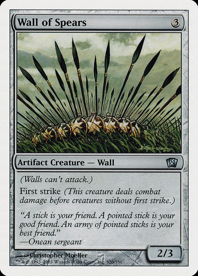 Wall of Spears [Eighth Edition] | Red Riot Games CA
