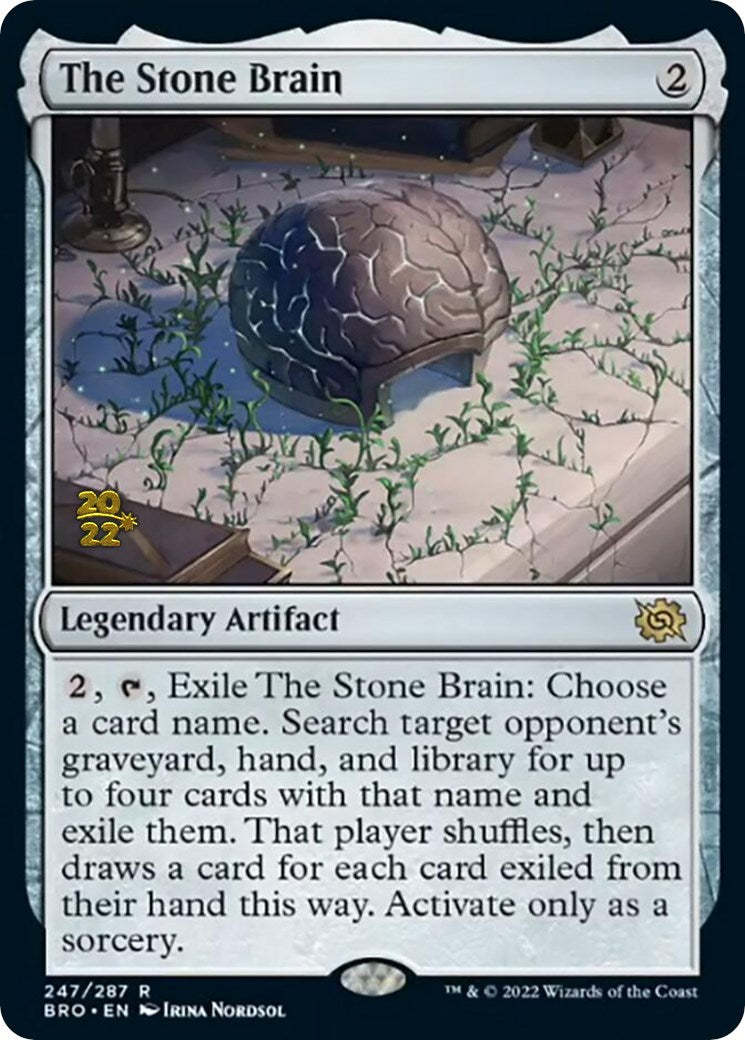 The Stone Brain [The Brothers' War Prerelease Promos] | Red Riot Games CA