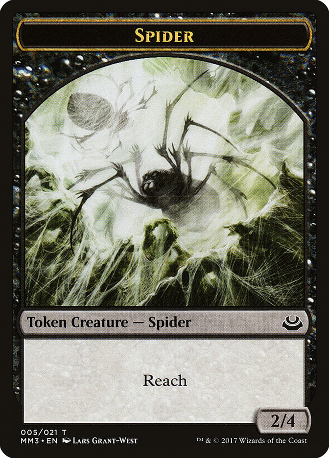 Spider Token [Modern Masters 2017 Tokens] | Red Riot Games CA